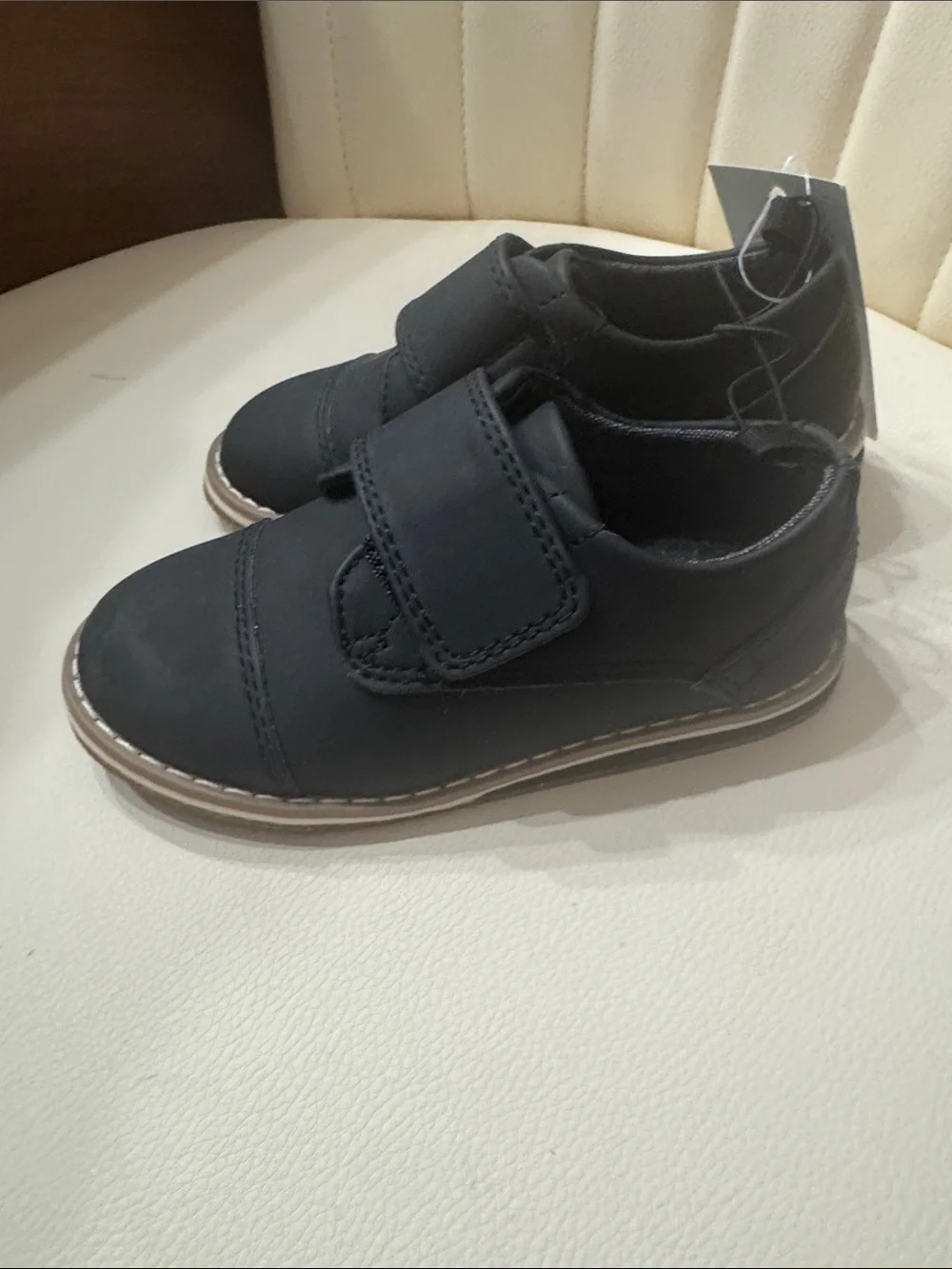 Target Kids Black Velcro Dress Shoes